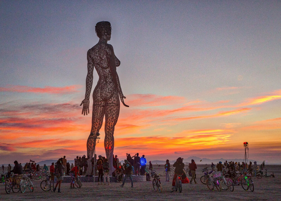 A colossal 45-foot-tall nude female sculpture, which appears to breathe, is on its way to Miami Art Week.