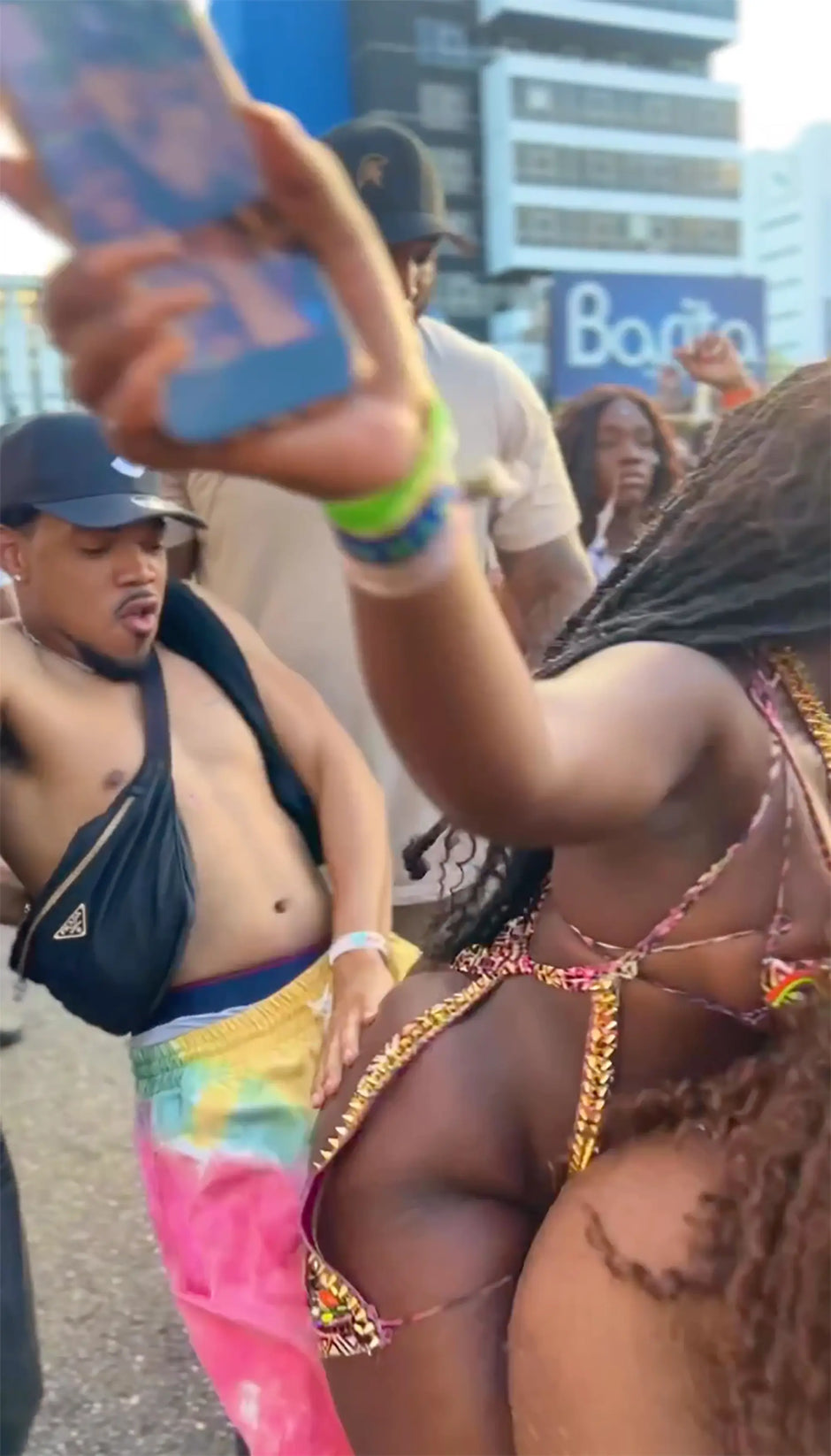 Chance the Rapper, who is married, was seen getting his groove on with another woman in Jamaica, with some calling the dance moves "inappropriate."