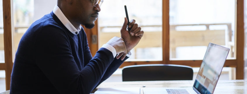 International Men S Day 2024   Young Man Watching A Webinar 845x321 